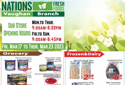 Nations Fresh Foods (Vaughan) Flyer March 17 to 23