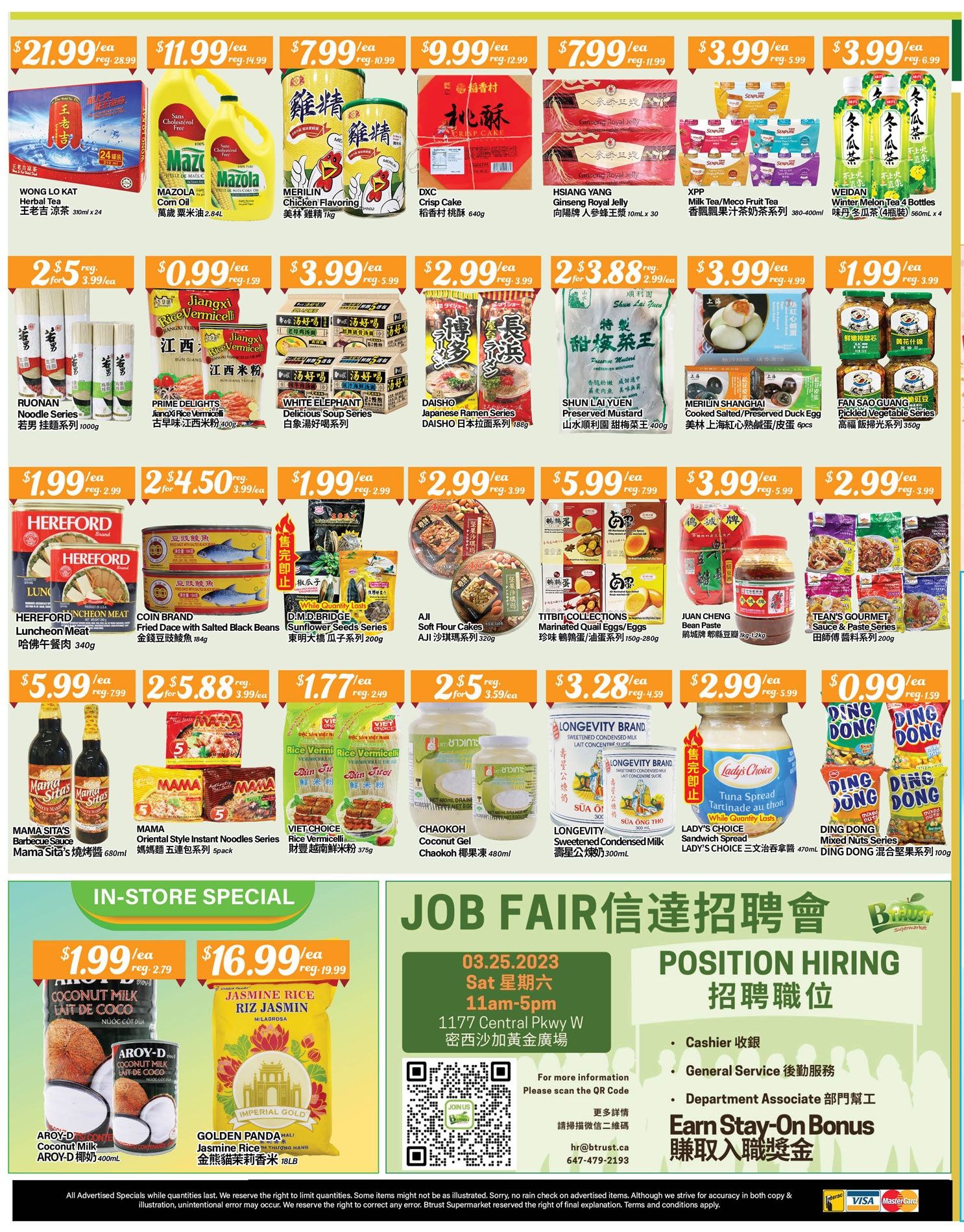 Btrust Supermarket (Mississauga) Flyer March 17 to 23