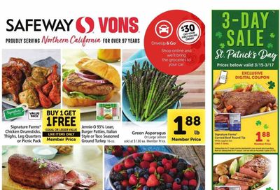 Safeway (CA) Weekly Ad Flyer Specials March 15 to March 21, 2023