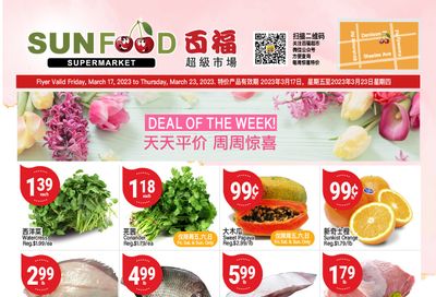 Sunfood Supermarket Flyer March 17 to 23