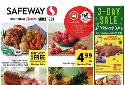 Safeway (HI) Weekly Ad Flyer Specials March 15 to March 21, 2023