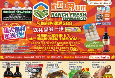 Ranch Fresh Supermarket Flyer March 17 to 23