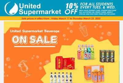 United Supermarket Flyer March 17 to 23