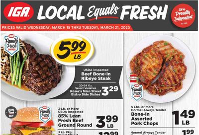 IGA (KY) Weekly Ad Flyer Specials March 15 to March 21, 2023