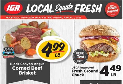 IGA (IL) Weekly Ad Flyer Specials March 15 to March 21, 2023