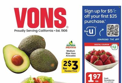 Vons (CA) Weekly Ad Flyer Specials March 15 to March 21, 2023