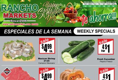Rancho Markets (UT) Weekly Ad Flyer Specials March 14 to March 20, 2023