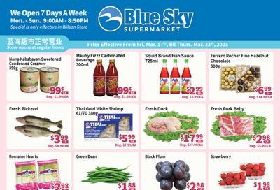 Blue Sky Supermarket (North York) Flyer March 17 to 23