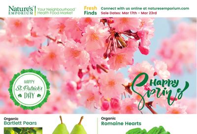 Nature's Emporium Weekly Flyer March 17 to 23