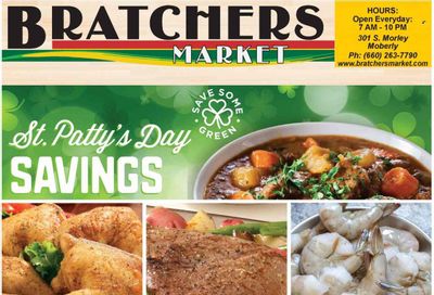 Bratchers Market (MO) Weekly Ad Flyer Specials March 15 to March 21, 2023