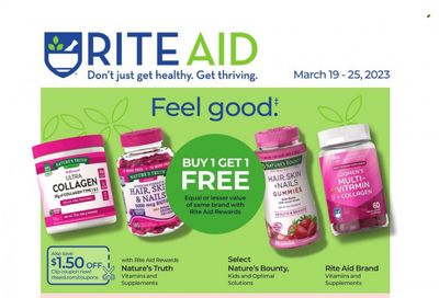 RITE AID Weekly Ad Flyer Specials March 19 to March 25, 2023