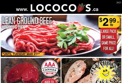 Lococo's Flyer March 20 to 23