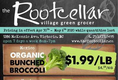 The Root Cellar Flyer April 30 to May 6
