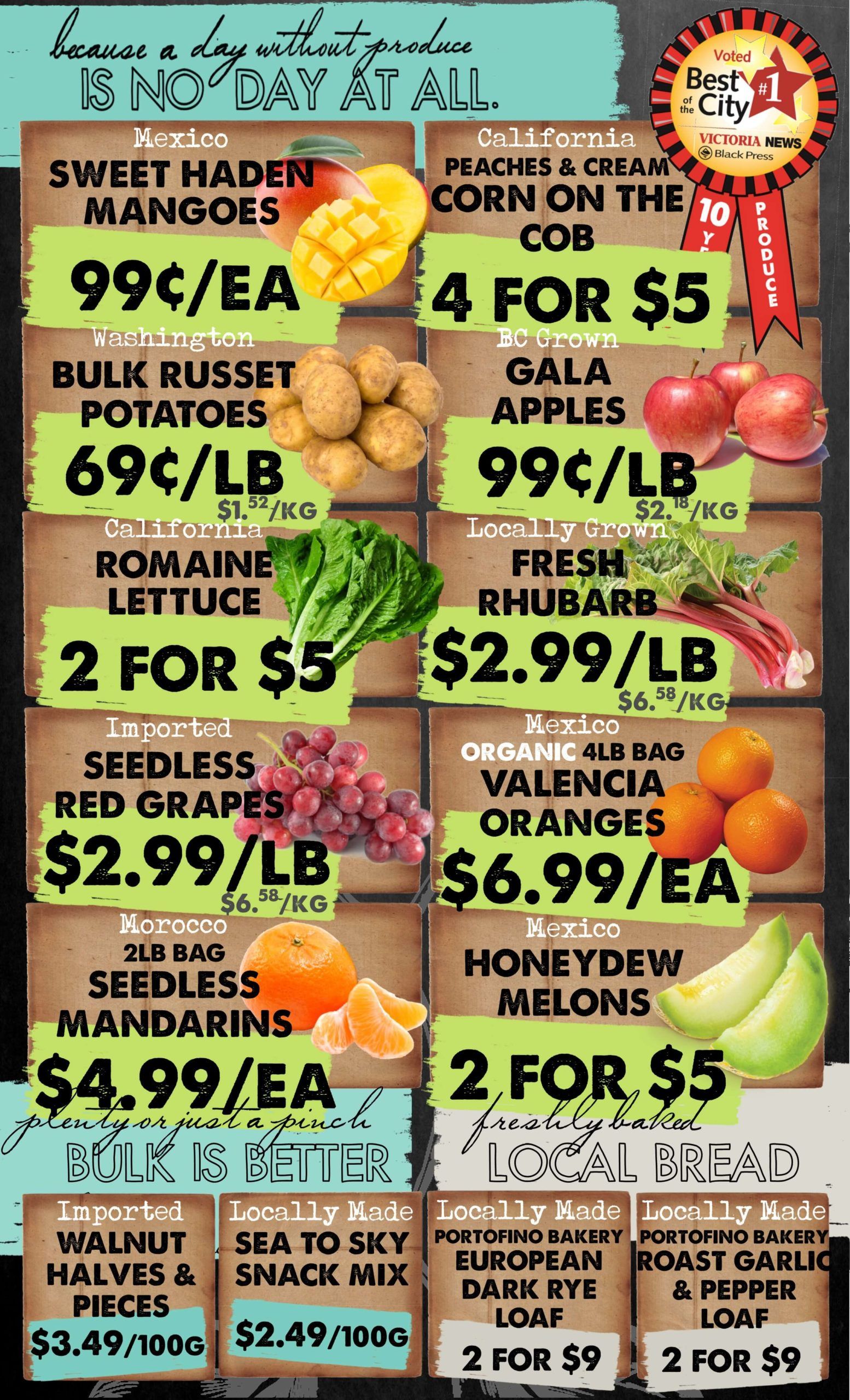 The Root Cellar Flyer April 30 to May 6