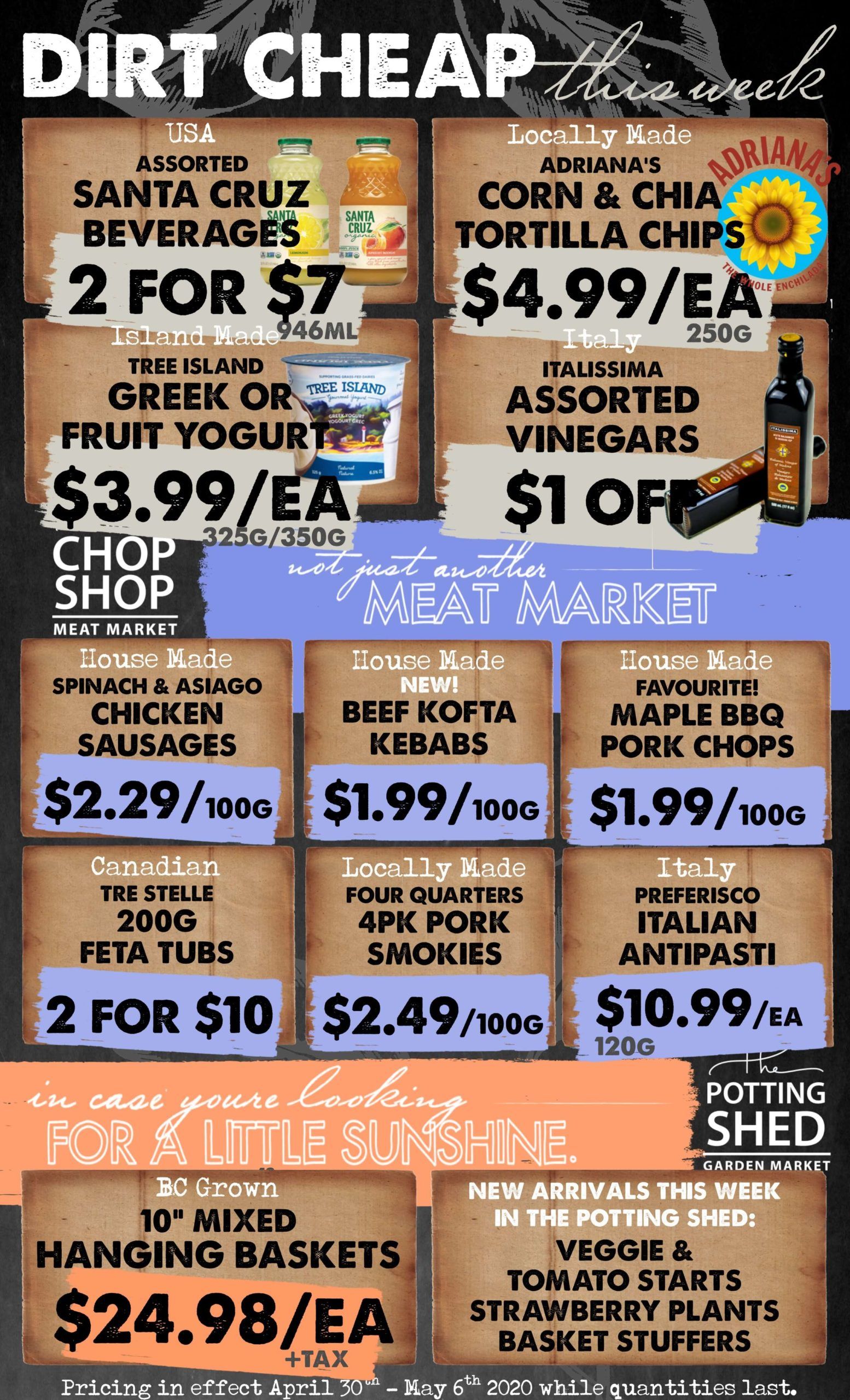 The Root Cellar Flyer April 30 to May 6