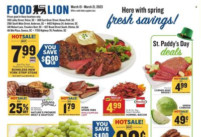 Food Lion (SC) Weekly Ad Flyer Specials March 15 to March 21, 2023