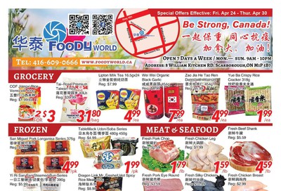 Foody World Flyer April 24 to 30