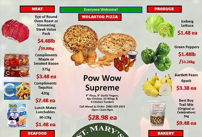 St. Mary's Supermarket Flyer March 22 to 28
