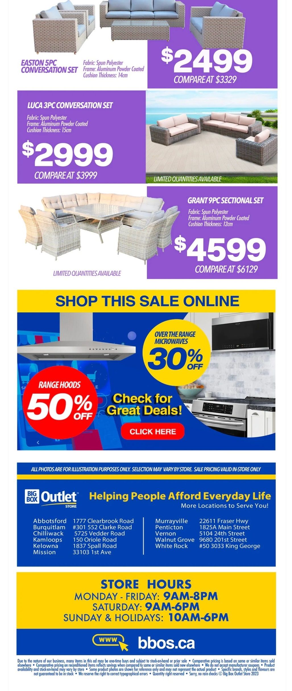 Big Box Outlet Store Flyer March 22 to 28