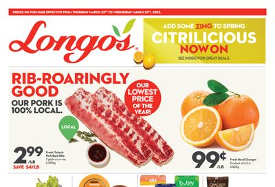 Longo's (Liberty Village) Flyer March 23 to 29