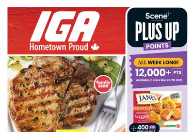IGA (West) Flyer March 23 to 29