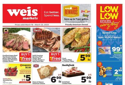 Weis (MD, NY, PA) Weekly Ad Flyer Specials March 16 to March 22, 2023