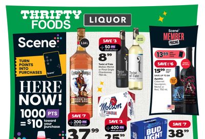 Thrifty Foods Liquor Flyer March 23 to 29