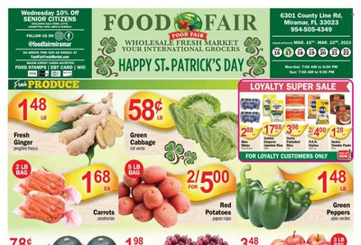 Food Fair Fresh Market (FL) Weekly Ad Flyer Specials March 16 to March 22, 2023