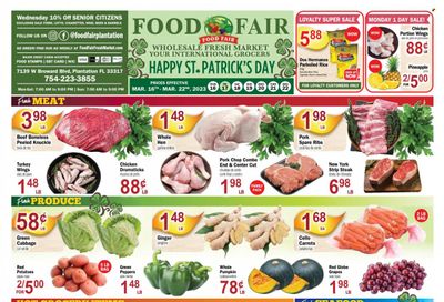 Food Fair Fresh Market (FL) Weekly Ad Flyer Specials March 16 to March 22, 2023