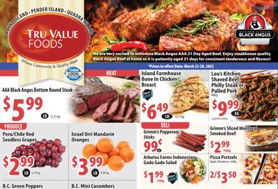 Tru Value Foods Flyer March 22 to 28