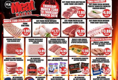 M.R. Meat Market Flyer March 23 to 30