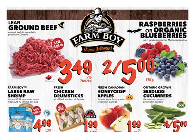 Farm Boy (Cornwall, Kingston, London, Oakville, Ottawa, Pickering, Toronto and Whitby) Flyer October 31 to November 6