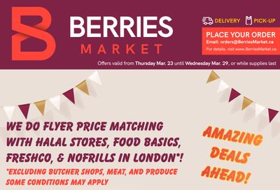 Berries Market Flyer March 23 to 29