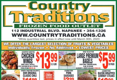 Country Traditions Flyer March 23 to 30