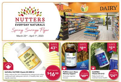 Nutters Everyday Naturals Flyer March 23 to April 1