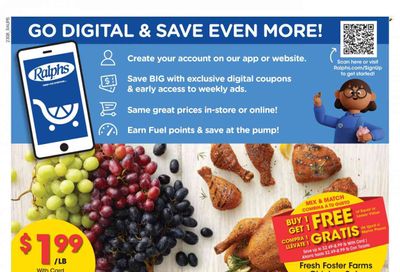 Ralphs (CA) Weekly Ad Flyer Specials March 22 to March 28, 2023