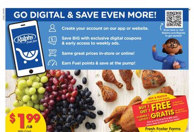 Ralphs (CA) Weekly Ad Flyer Specials March 22 to March 28, 2023