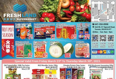 FreshLand Supermarket Flyer March 24 to 30