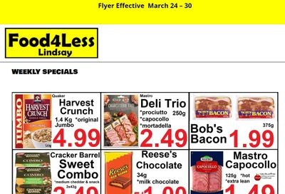 Food 4 Less (Lindsay) Flyer March 24 to 30