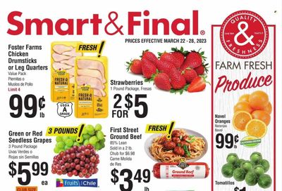 Smart & Final (CA) Weekly Ad Flyer Specials March 22 to March 28, 2023