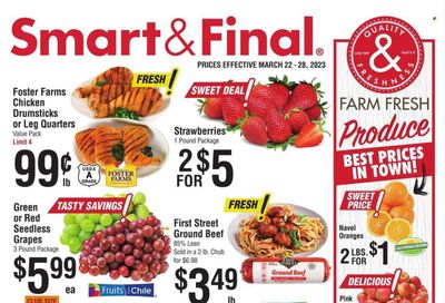 Smart & Final (CA) Weekly Ad Flyer Specials March 22 to March 28, 2023