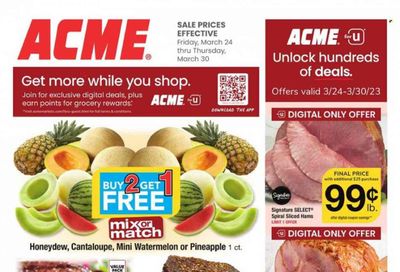 ACME (DE, NJ, NY, PA) Weekly Ad Flyer Specials March 24 to March 30, 2023