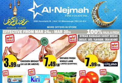 Alnejmah Fine Foods Inc. Flyer March 24 to 30