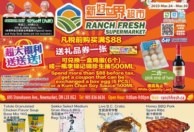 Ranch Fresh Supermarket Flyer March 24 to 30