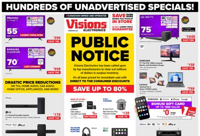 Visions Electronics Flyer March 24 to 30