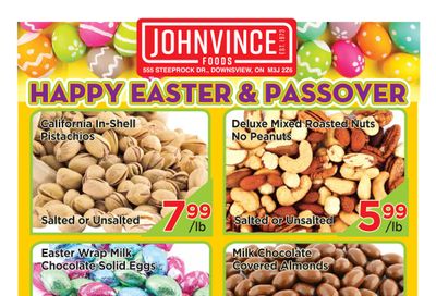 Johnvince Foods Flyer March 25 to April 6