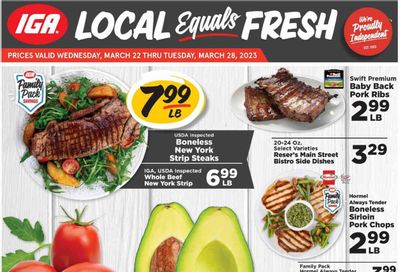 IGA (TN) Weekly Ad Flyer Specials March 22 to March 28, 2023