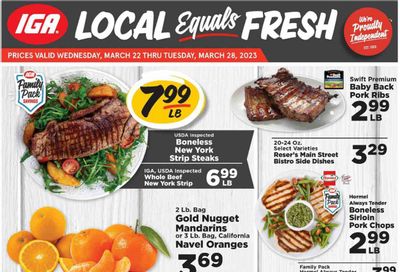 IGA (AL) Weekly Ad Flyer Specials March 22 to March 28, 2023