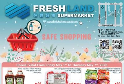 FreshLand Supermarket Flyer May 1 to 7