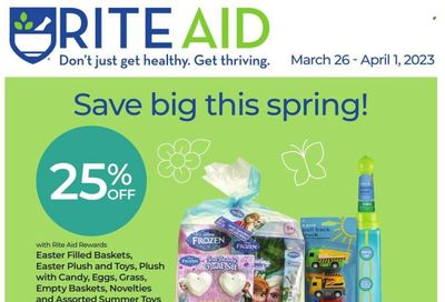 RITE AID Weekly Ad Flyer Specials March 26 to April 1, 2023